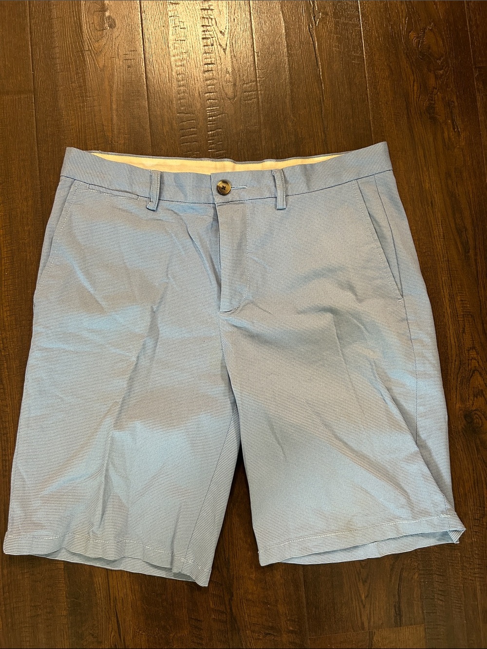 Old Navy Light Blue Flat-Front Men's Shorts